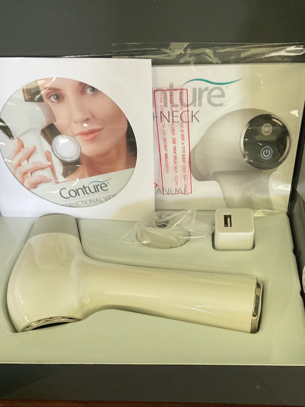 Contour Face Neck Kinetic Skin Toning Skin Enhancement System New Open Box